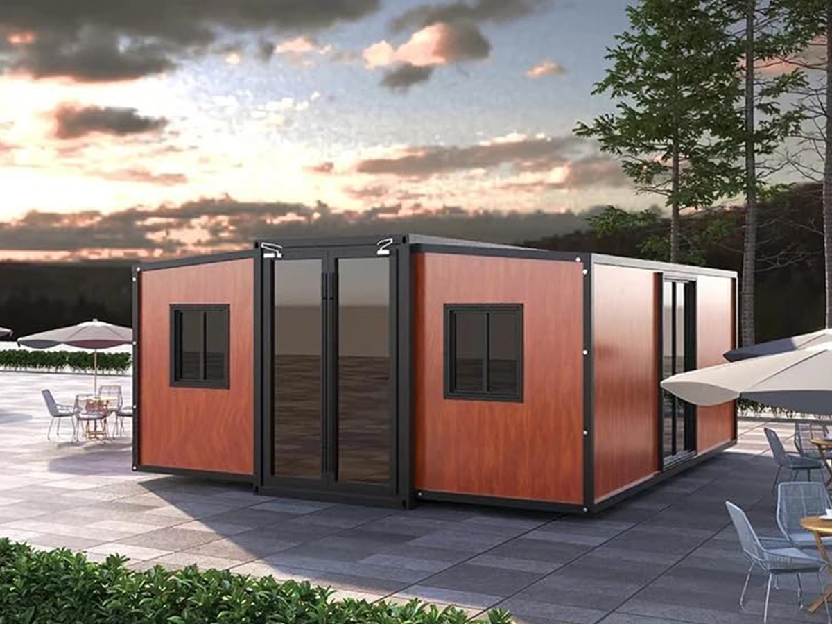 Prefabricated Retractable Foldable Double-Wing Expansion Integrated House