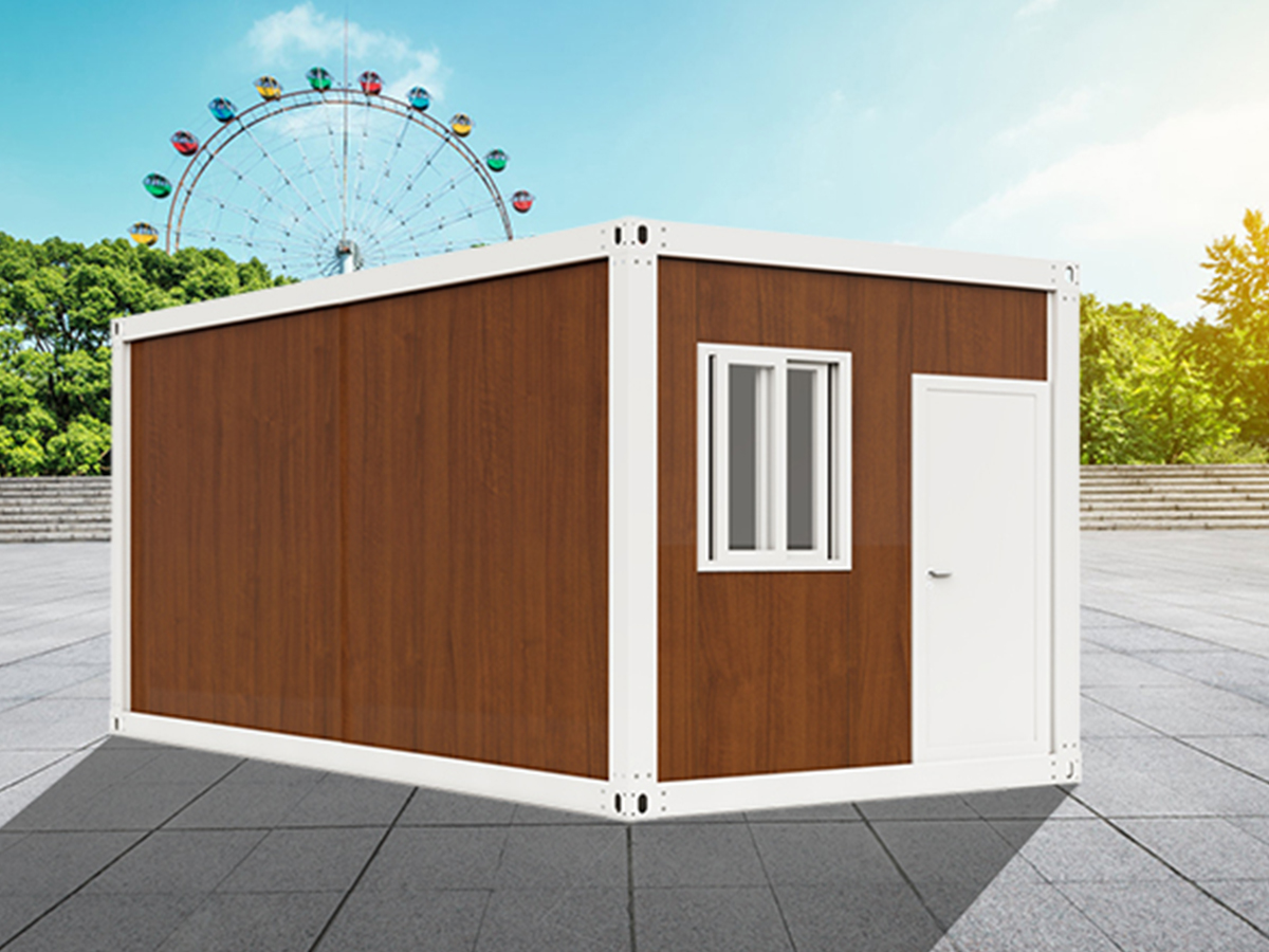 Wood Grain Quick-Assembled Container Room
